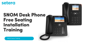 SNOM Desk Phone Free Seating Installation Training